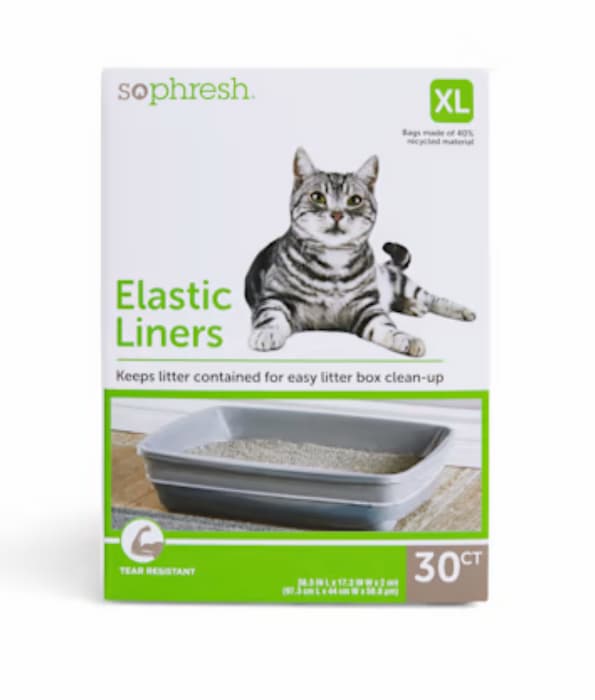 SoPhresh elastic cat liners